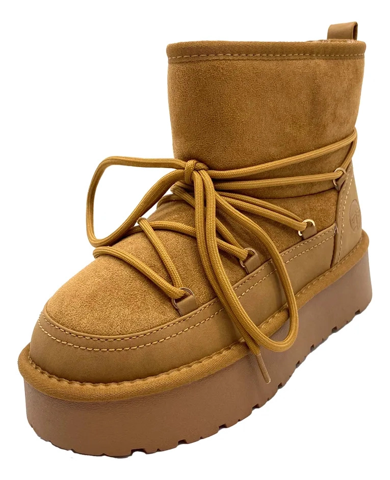 BOTINES CAMEL KIOWA STEEM LAND MUJER - 2