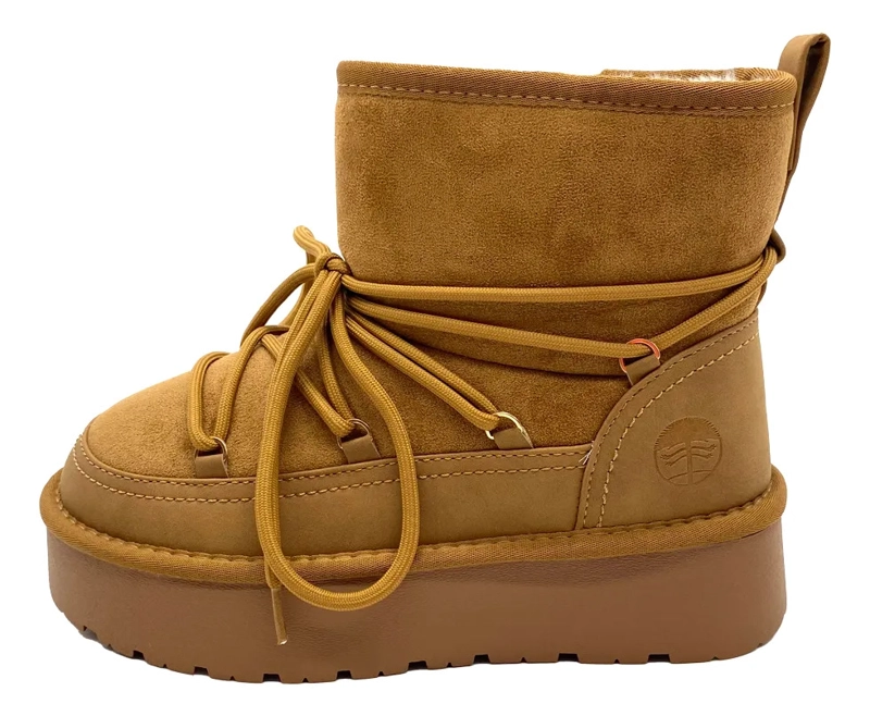 BOTINES CAMEL KIOWA STEEM LAND MUJER - 3