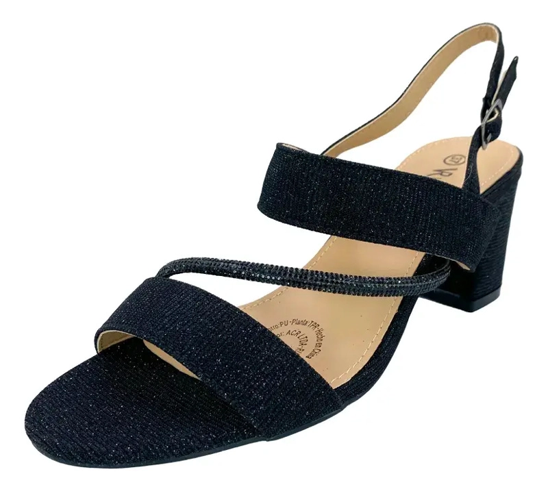 SANDALIA CASUAL MASELLI NEGRO VIA ROSMINI MUJER - 2