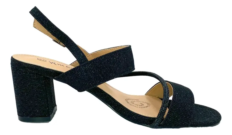 SANDALIA CASUAL MASELLI NEGRO VIA ROSMINI MUJER - 6