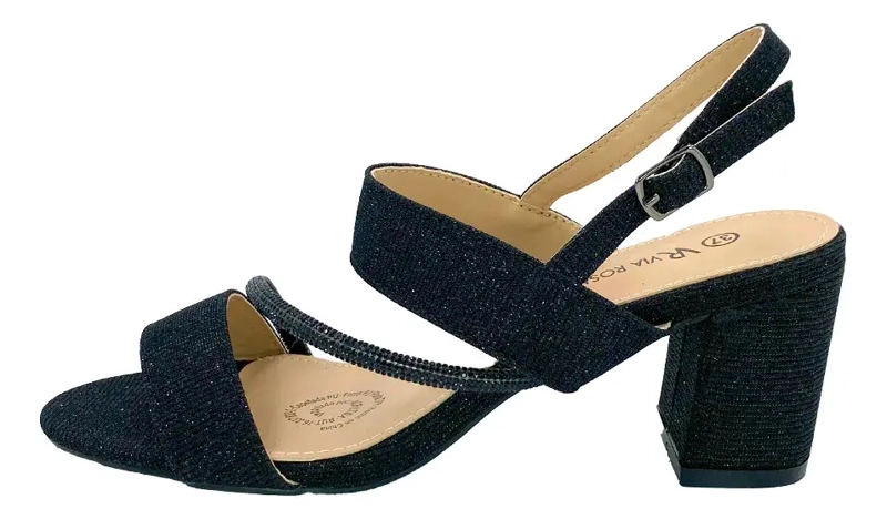 SANDALIA CASUAL MASELLI NEGRO VIA ROSMINI MUJER - 7