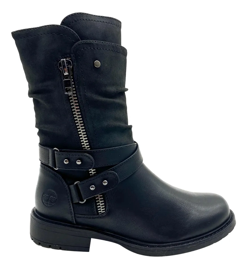 BOTIN NEGRO LINATE II STEEM LAND MUJER - 1