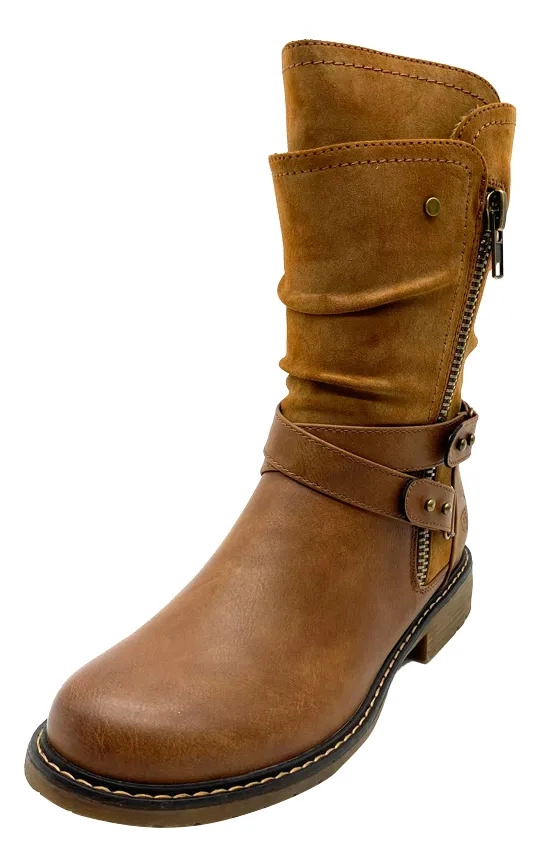 BOTIN CAMEL LINATE II STEEM LAND MUJER - 2