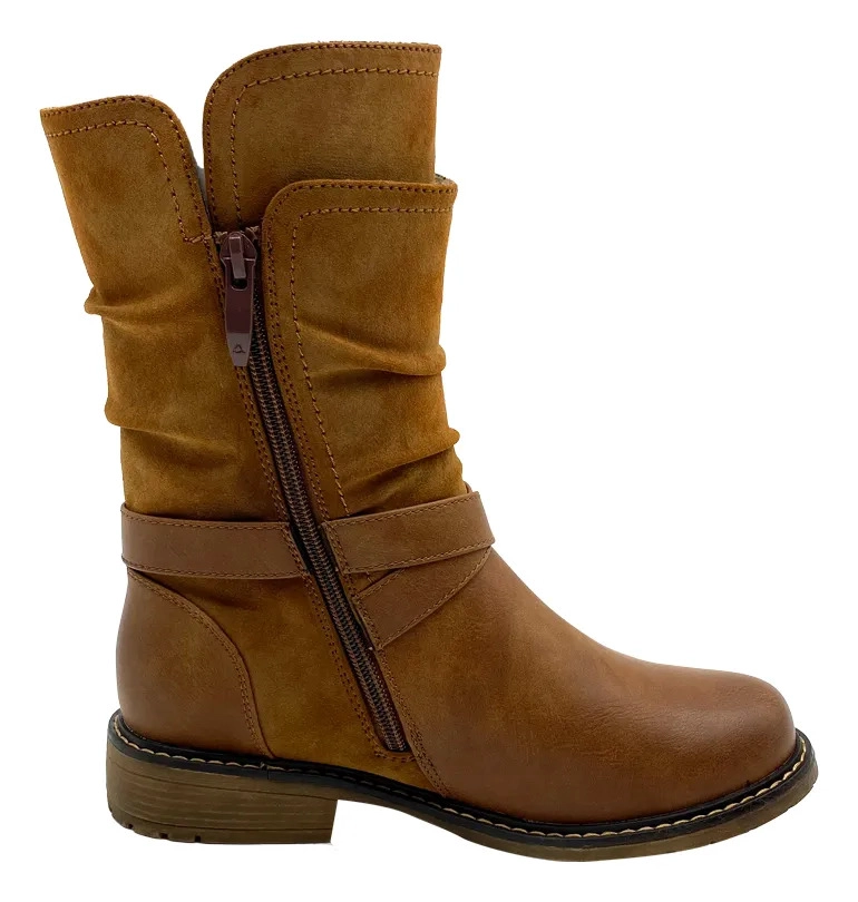 BOTIN CAMEL LINATE II STEEM LAND MUJER - 3