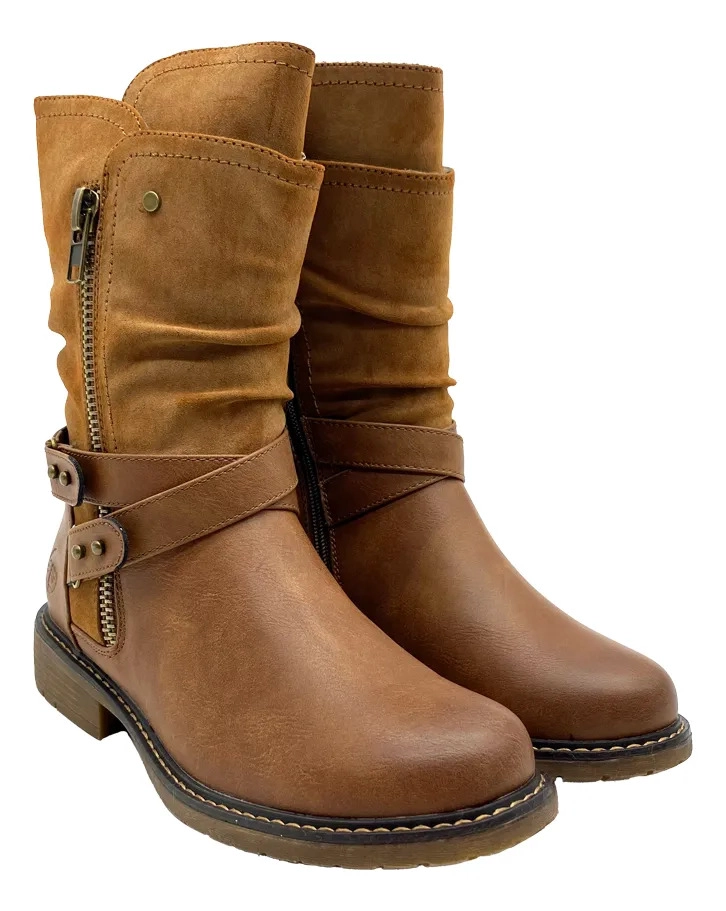 BOTIN CAMEL LINATE II STEEM LAND MUJER - 6