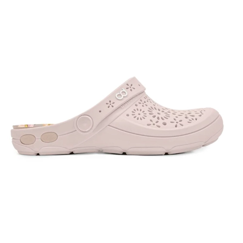 CLOG NELLIE MUJER BOAONDA ROSADO DORADO - 1