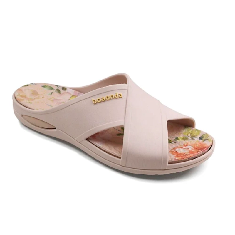 SANDALIA HARMONY MUJER BOAONDA ROSADO FLORAL - 1
