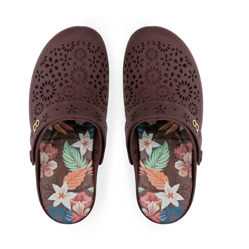 CLOG NELLIE MUJER BOAONDA BURDEO TROPICAL - 4