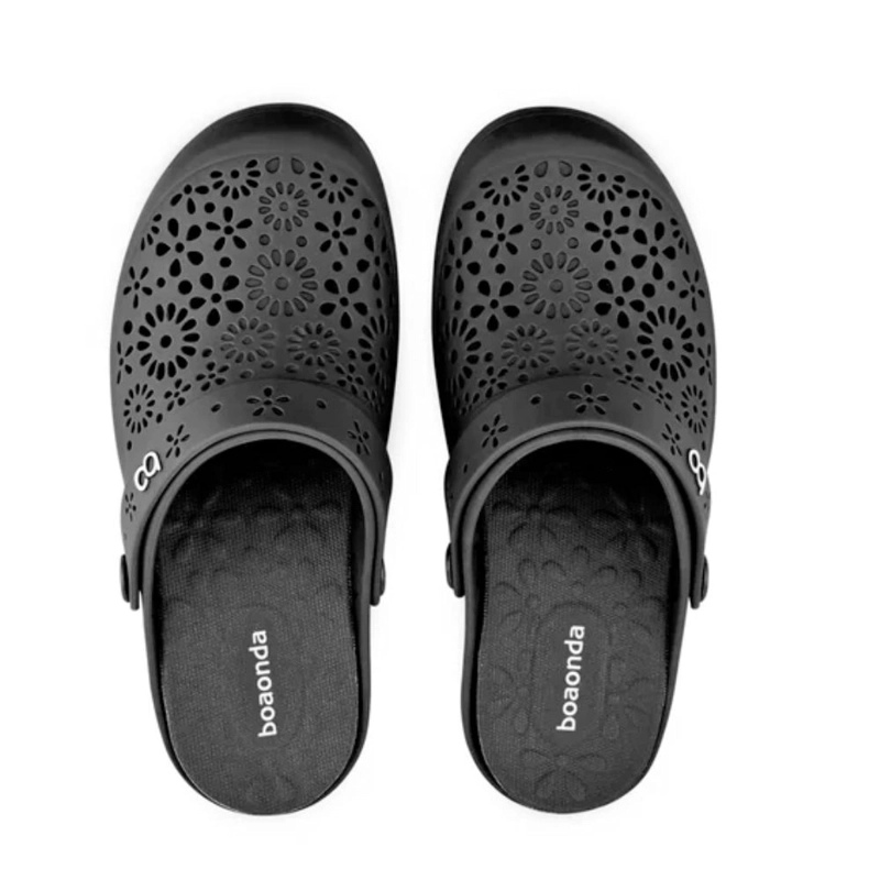 CLOG NELLIE MUJER BOAONDA NEGRO - 3