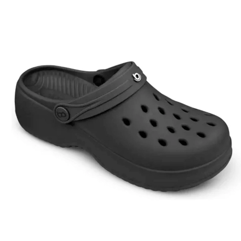 CLOG BELLA MUJER BOAONDA NEGRO - 1