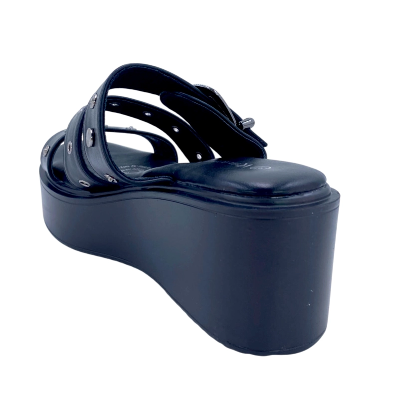 SANDALIA MUJER PLATAFORMA NEGRO SHERYL IV VIA ROSMINI - 4
