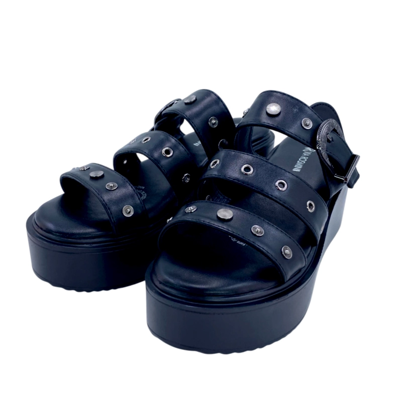 SANDALIA MUJER PLATAFORMA NEGRO SHERYL IV VIA ROSMINI - 6