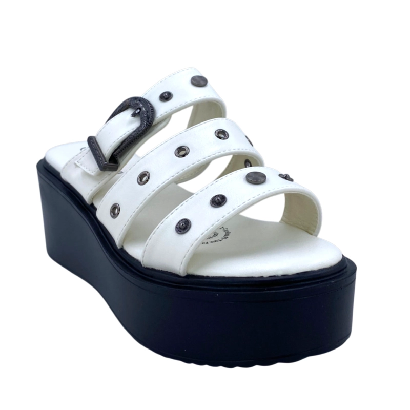 SANDALIA MUJER PLATAFORMA BLANCO SHERYL IV VIA ROSMINI - 2