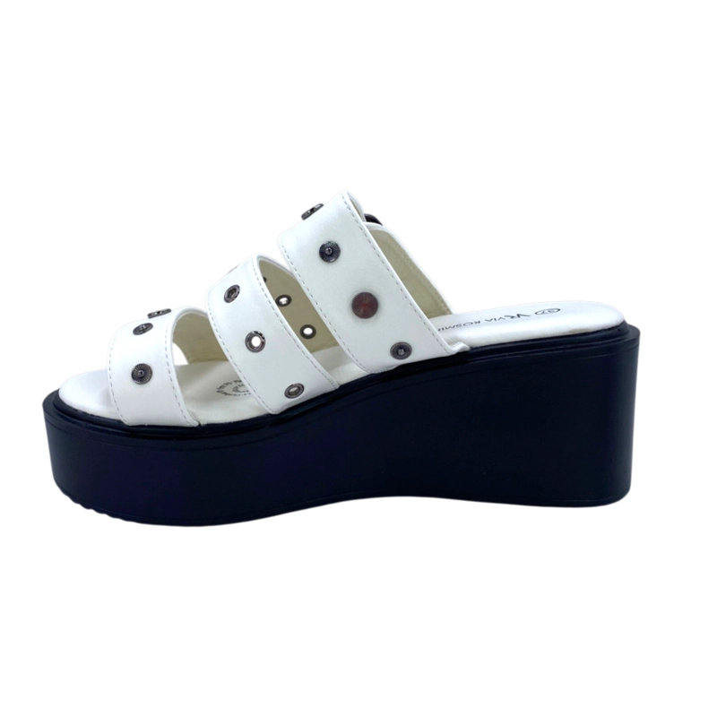 SANDALIA MUJER PLATAFORMA BLANCO SHERYL IV VIA ROSMINI - 4