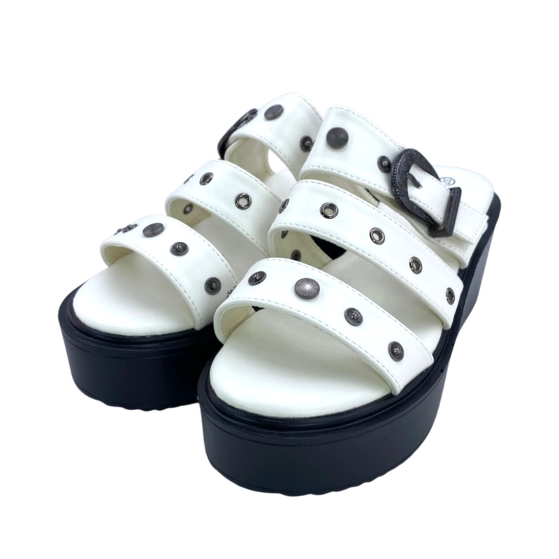 SANDALIA MUJER PLATAFORMA BLANCO SHERYL IV VIA ROSMINI - 6