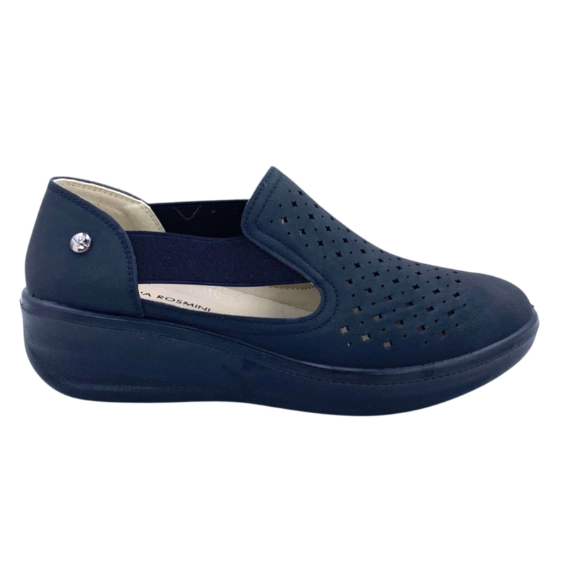 ZAPATO MUJER CONFORT NEGRO RIAD II VIA ROSMINI - 1