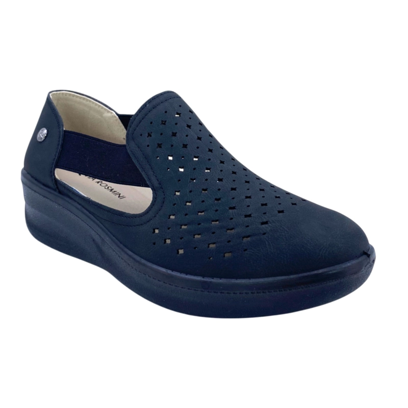 ZAPATO MUJER CONFORT NEGRO RIAD II VIA ROSMINI - 2