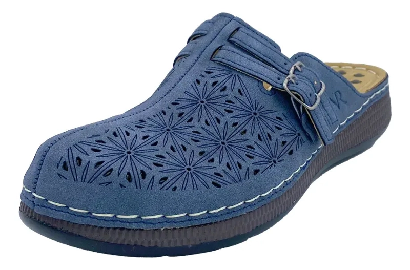 SANDALIA AZUL DENIM VIA ROSMINI BINI CASUAL MUJER - 2
