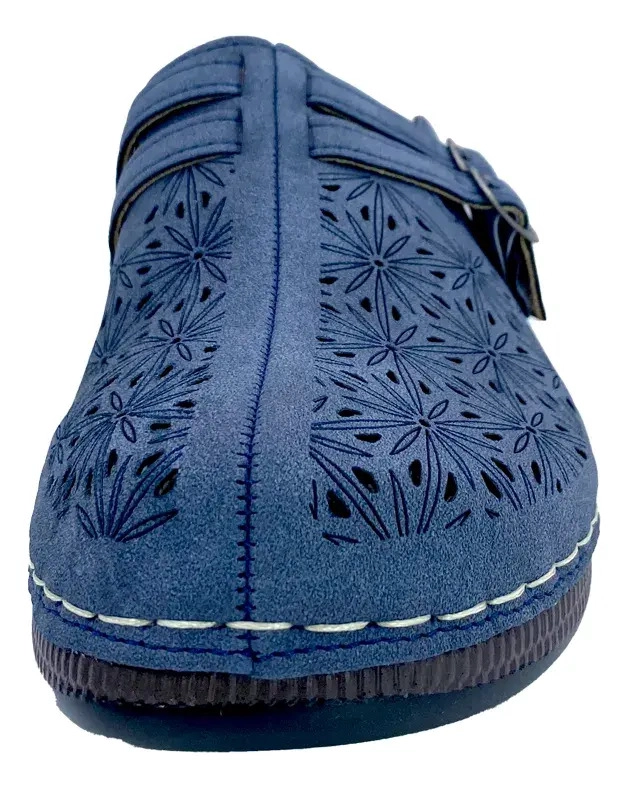 SANDALIA AZUL DENIM VIA ROSMINI BINI CASUAL MUJER - 5