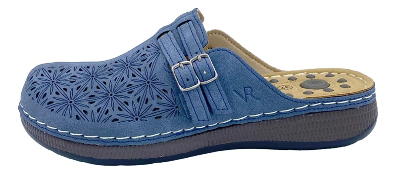 SANDALIA AZUL DENIM VIA ROSMINI BINI CASUAL MUJER - 7