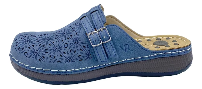 SANDALIA AZUL DENIM VIA ROSMINI BINI CASUAL MUJER - 7