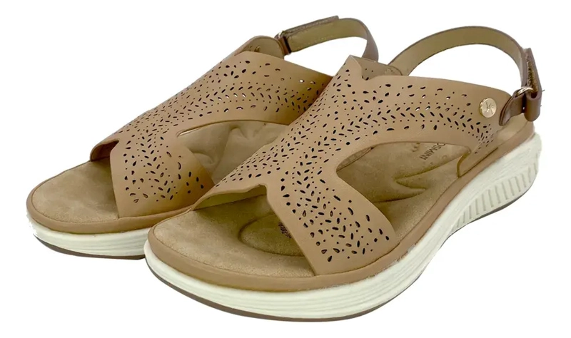 SANDALIA CAMEL VIA ROSMINI CHIALA CASUAL MUJER - 3