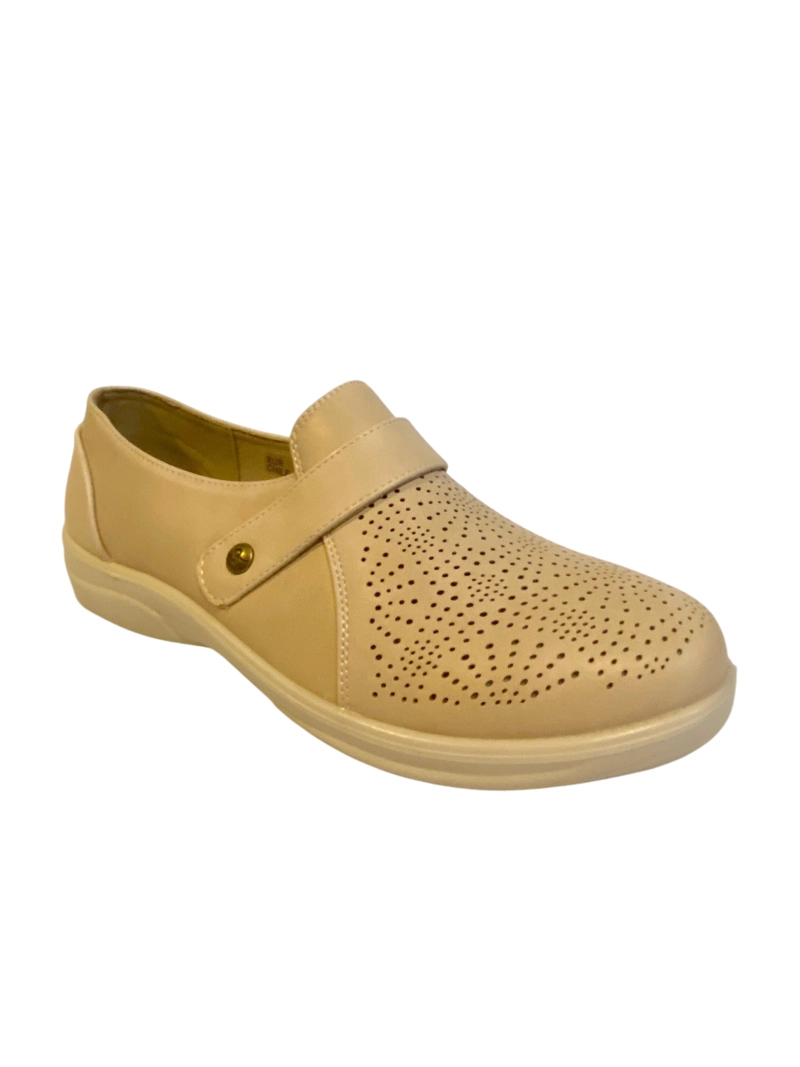 ZAPATO MOCASIN LECCIA BEIGE VIA ROSMINI - 2