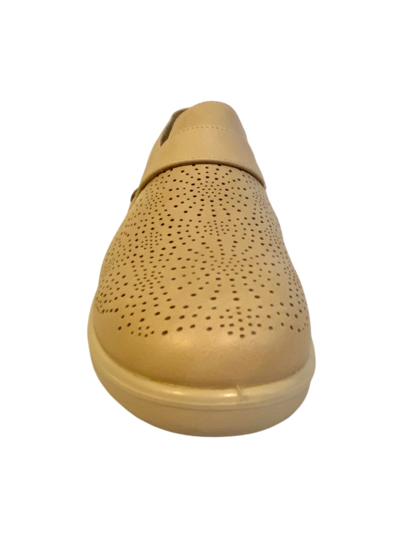 ZAPATO MOCASIN LECCIA BEIGE VIA ROSMINI - 3