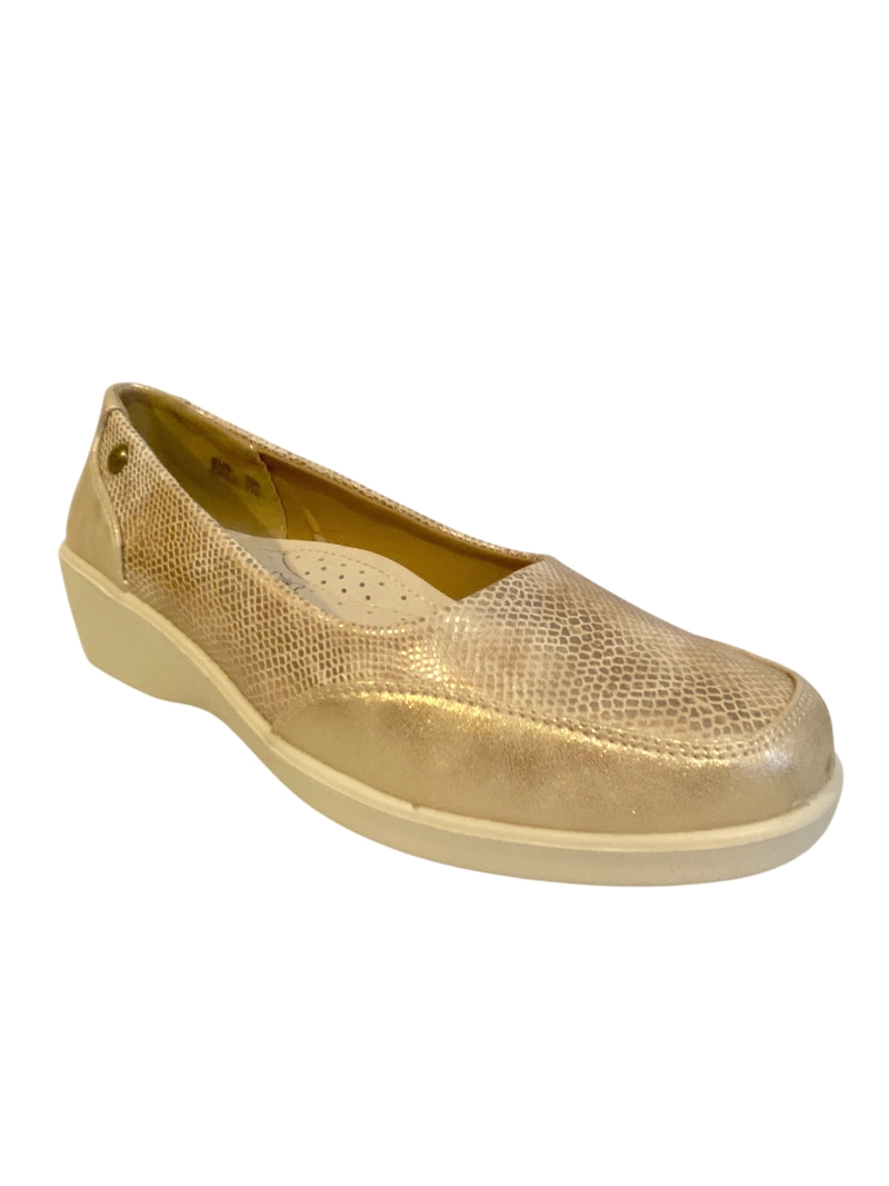 ZAPATO MUJER CANNET DORADO VIA ROSMINI - 2