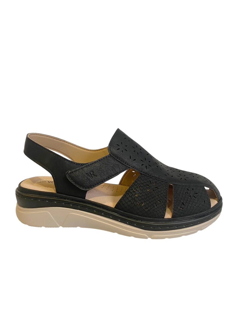 SANDALIA RICUA NEGRO VIA ROSMINI - 1
