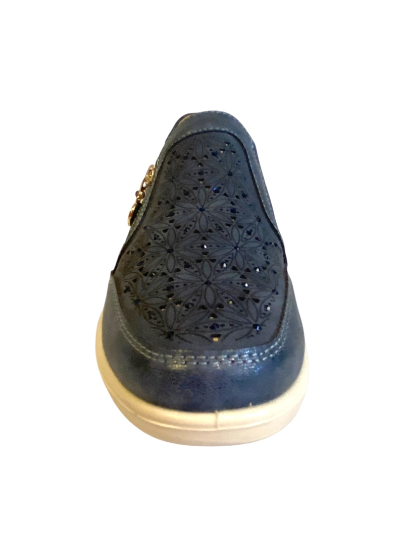 ZAPATILLA CASUAL SELVAT AZUL VIA ROSMINI - 3