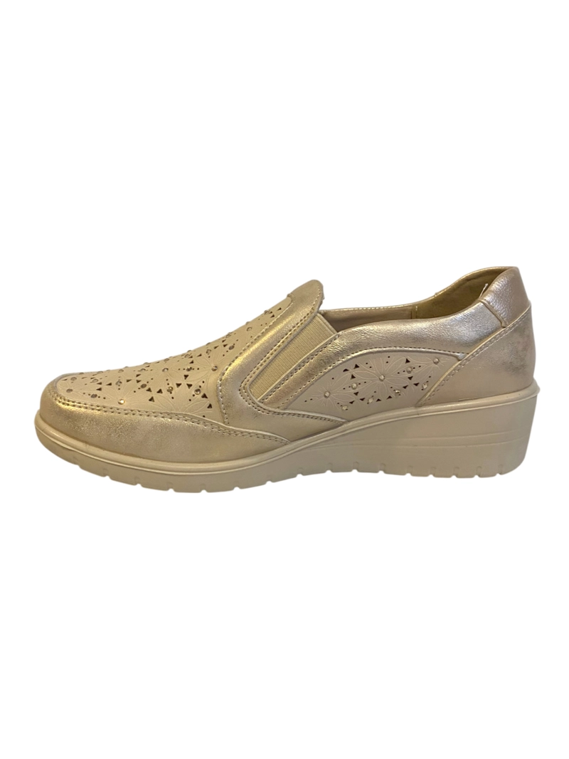 ZAPATILLA CASUAL  SELVAT BEIGE VIA ROSMINI - 4