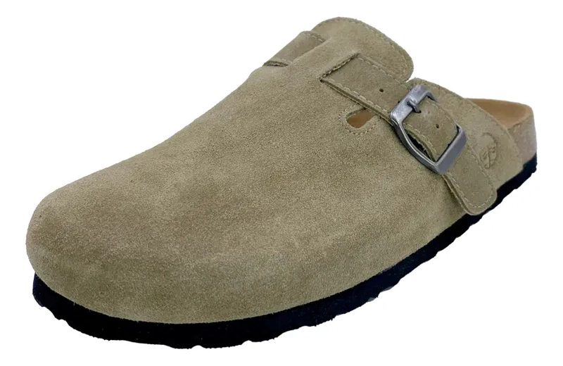 SANDALIA CUERO BEIGE STEEM LAND CASUAL CARISA MUJER - 2