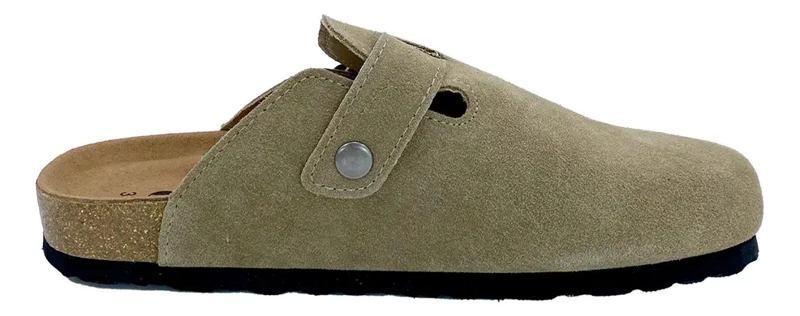 SANDALIA CUERO BEIGE STEEM LAND CASUAL CARISA MUJER - 7
