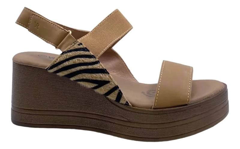 SANDALIA MEZZO BEIGE VIA ROSMINI - 1