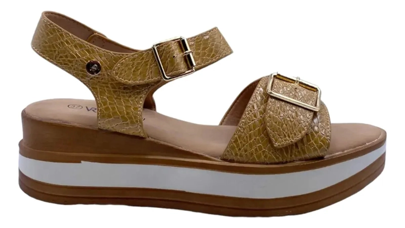 SANDALIA CAPODI BEIGE VIA ROSMINI - 1