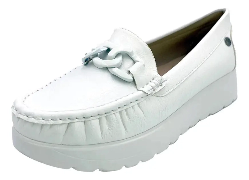 ZAPATO BLANCO CASUAL VIA ROSMINI ALTEA MUJER - 2