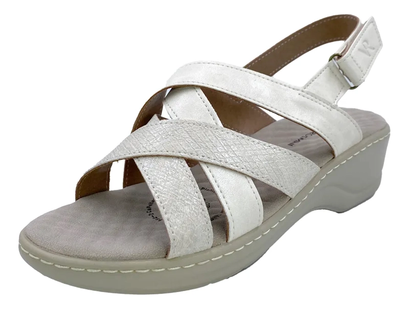 SANDALIA BLANCO VIA ROSMINI PARANTI CASUAL MUJER - 2