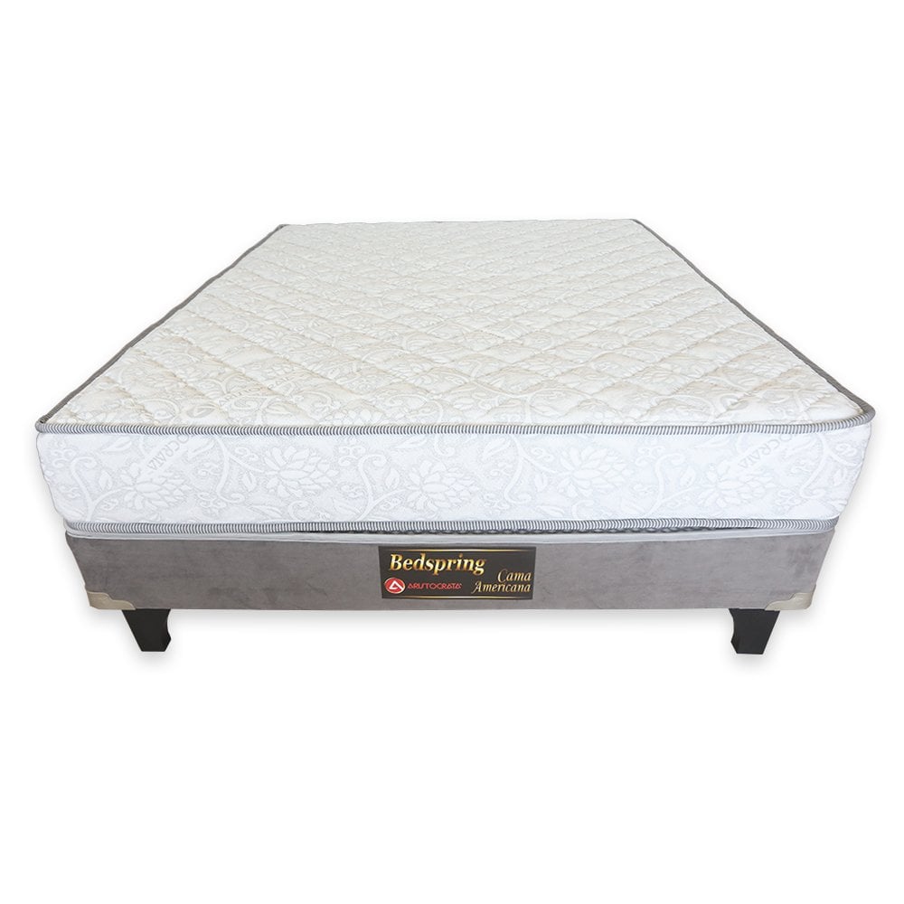 CAMA EUROPEA FULL PLAZA CON COLCHÓN LÍNEA 2000 - 2
