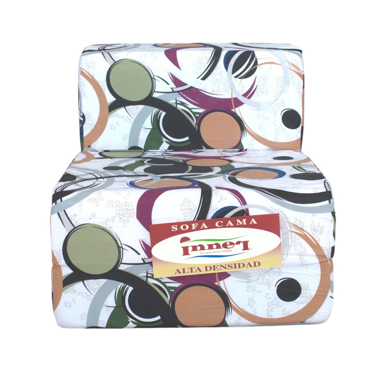 SILLÓN ARISTOCRATA 65 MULTICOLOR SOFÁ CAMA CM - 3