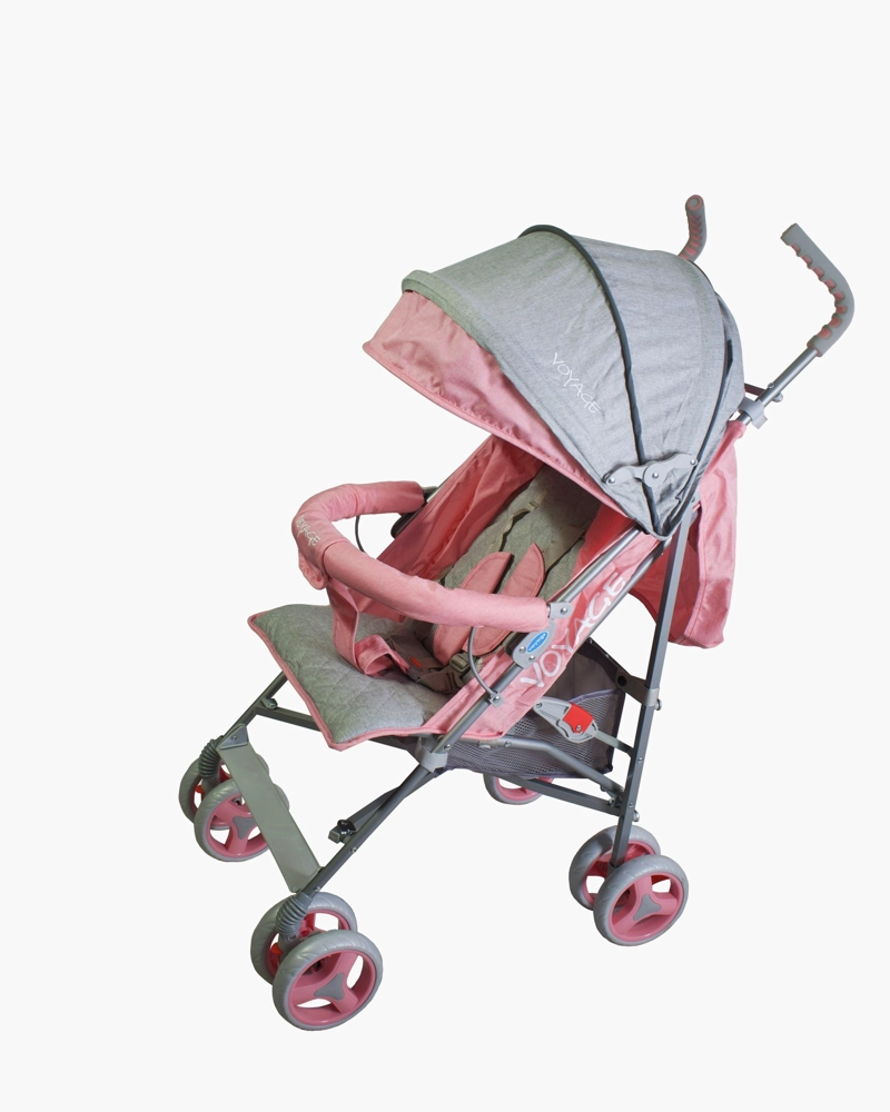 COCHE VOYAGE PARAGUAS 07 PASTEL ROSA - 1