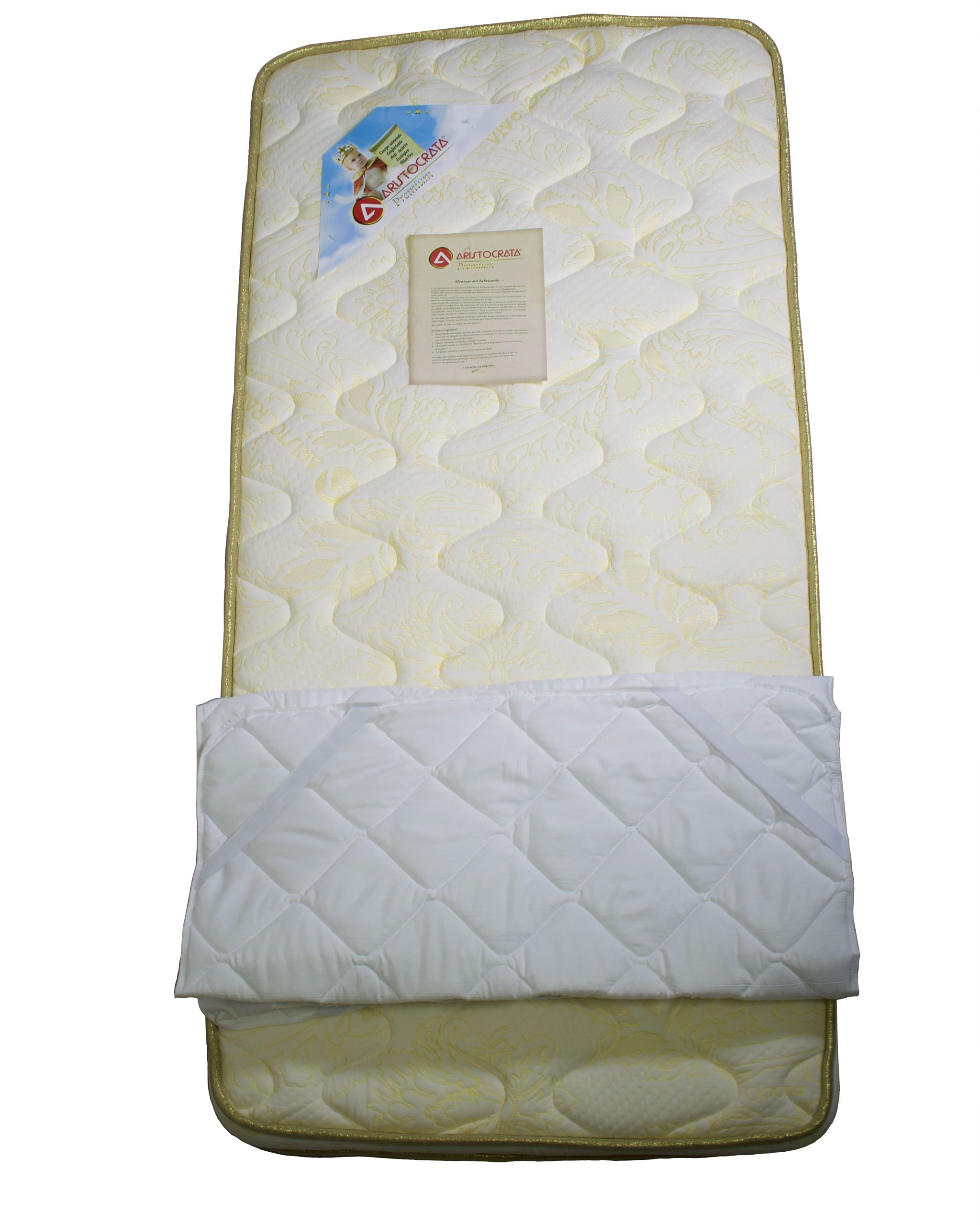CUBRECOLCHÓN ARISTOCRATA BLANCO 70 X 140 - 2