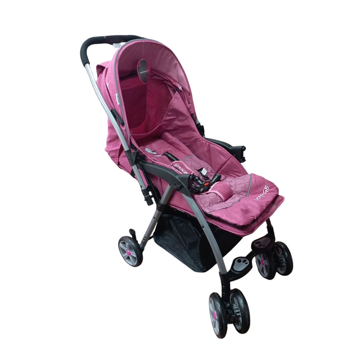 COCHE CUNA VOYAGE VG-710 750 ROSADO - 5