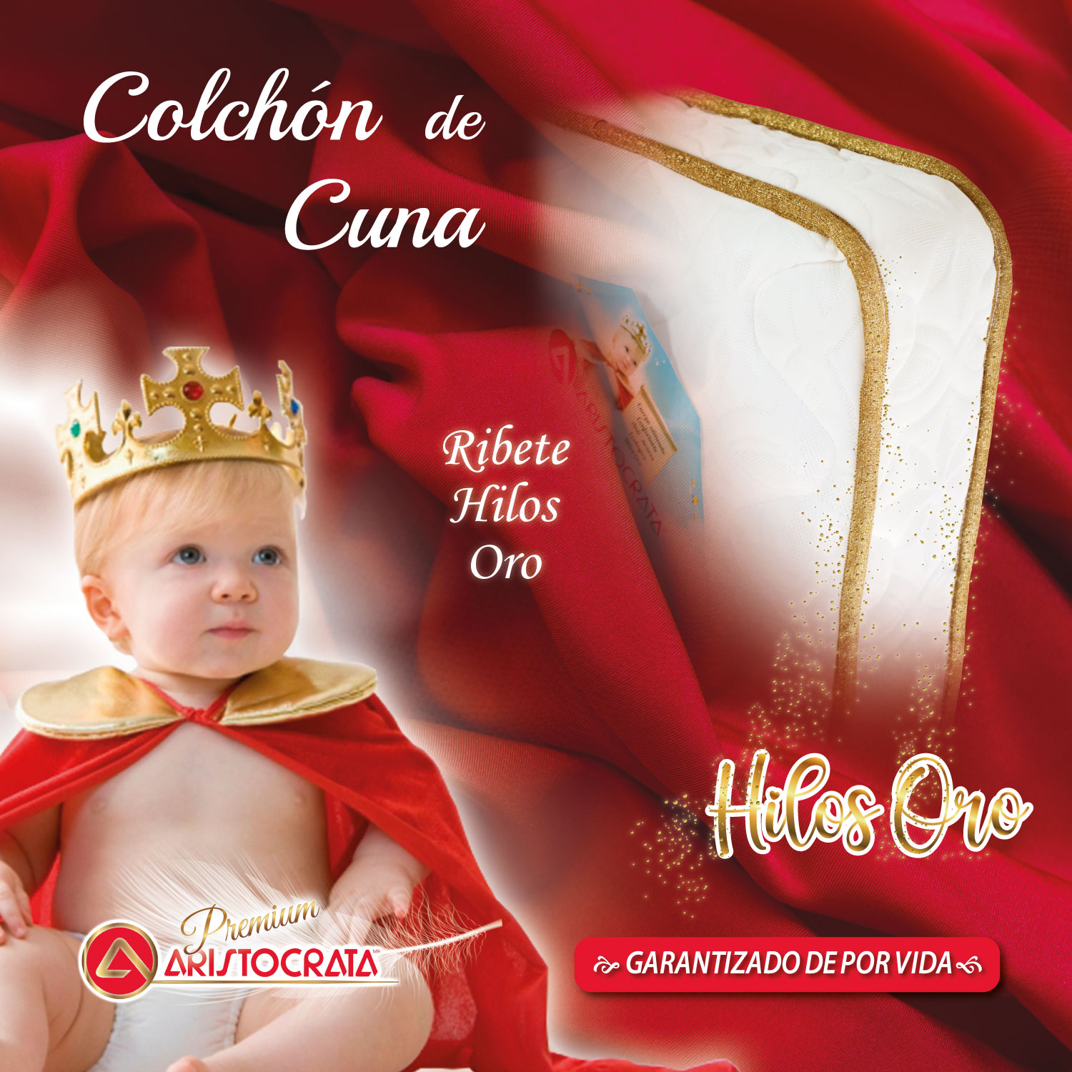 COLCHÓN ARISTOCRATA PREMIUM CUNA ANTIRREFLUJO 70 X 100 ¡GARANTÍA POR VIDA! - 4