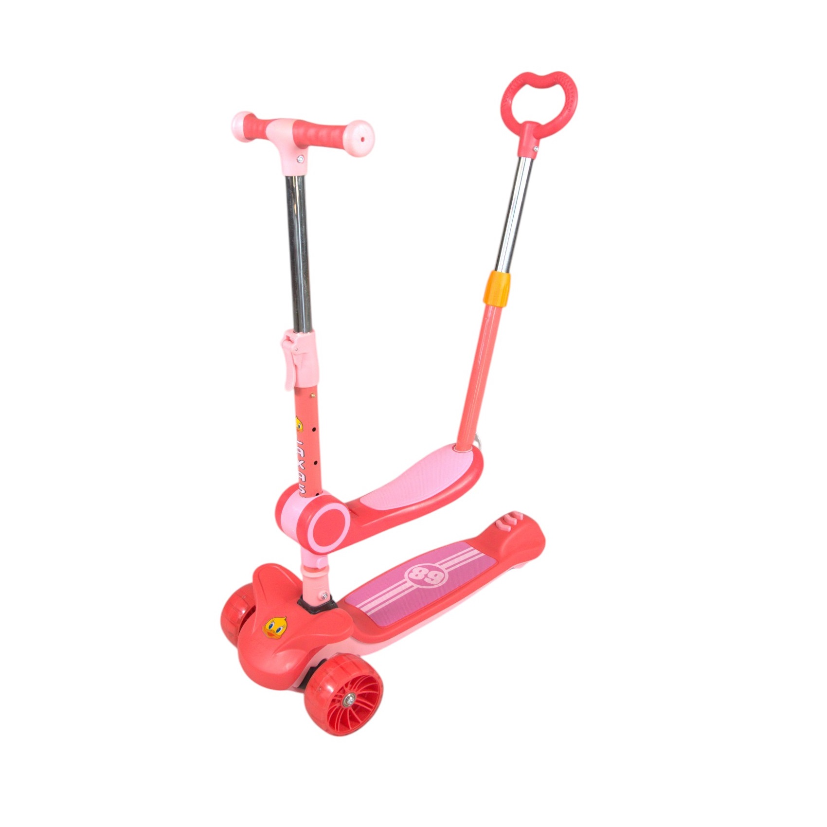 SCOOTER CON ASIENTO ROSADO - 1