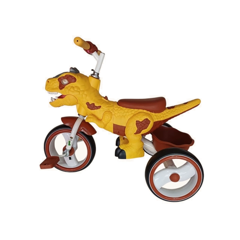 TRICICLO DINOSAURIO VOYAGE AMARILLO - 2
