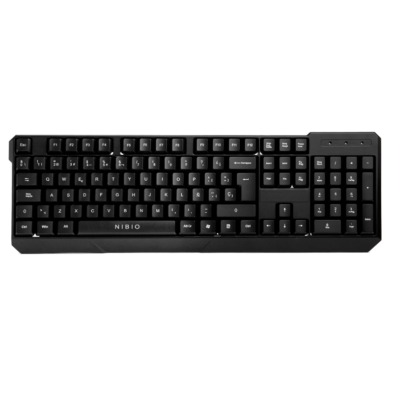 TECLADO GAMER UNIVERSAL NIBIO K200 STRIKE RGB MRCLICK - 2