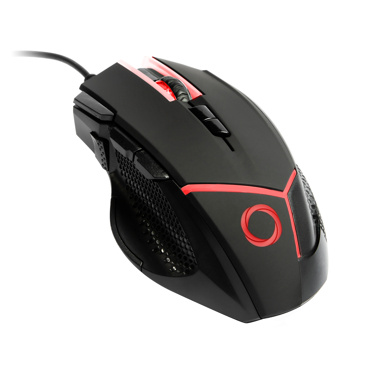MOUSE NIBIO GAMER GEAR 9 BOTONES 4000DPI CON PESAS RGB - 3