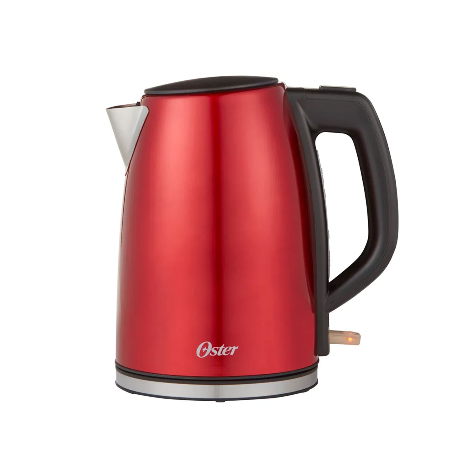 HERVIDOR ELÉCTRICO OSTER ACERO INOXIDABLE 1.7 LT 1850W ROJO - 1