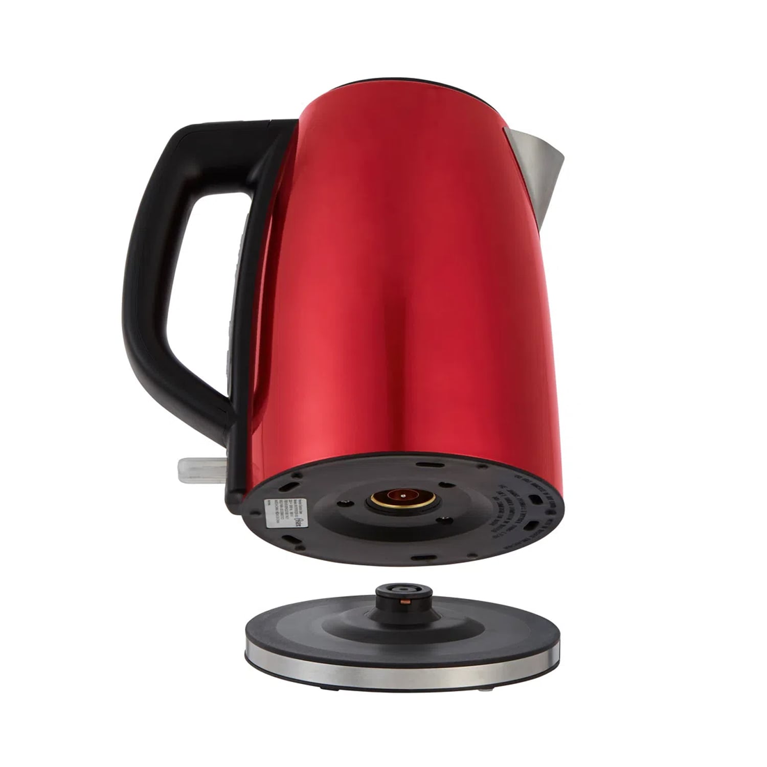 HERVIDOR ELÉCTRICO OSTER ACERO INOXIDABLE 1.7 LT 1850W ROJO - 3
